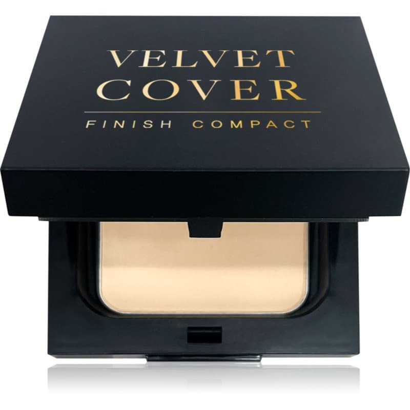 Velvet Cover Finish Compact podkład w kompakcie dla idealnego krycia