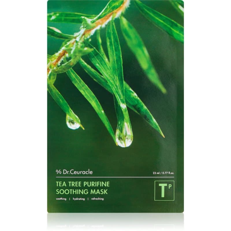 Tea Tree Purifine maska łagodząca w płacie do skóry z problemami