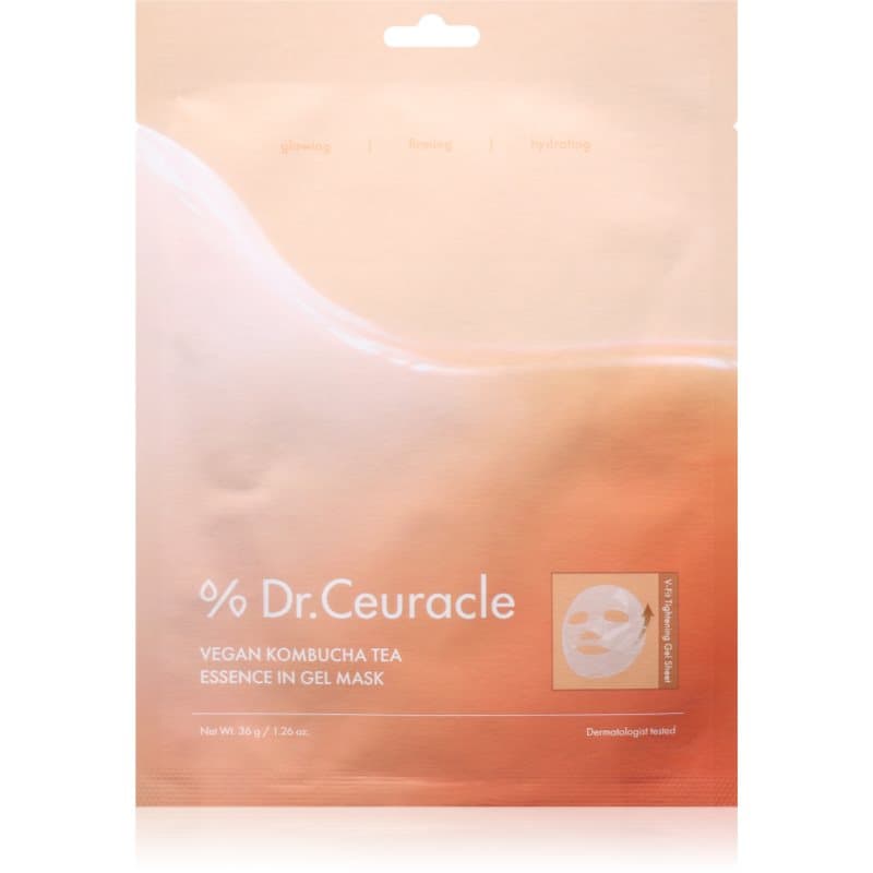 Vegan Kombucha Tea Essence Gel Mask maska odżywcza w płacie z żelową konsystencją