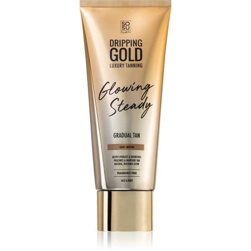 Glowing Steady krem samoopalający do stopniowego opalania Light -
