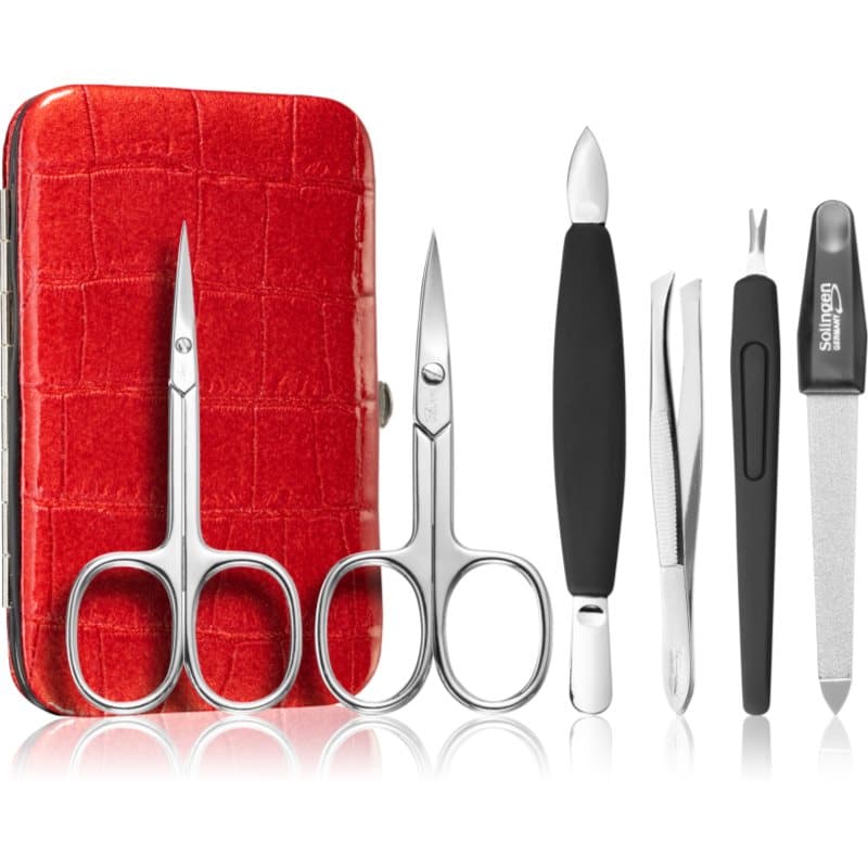 Premium Line Solingen 126 zestaw do manicure Red