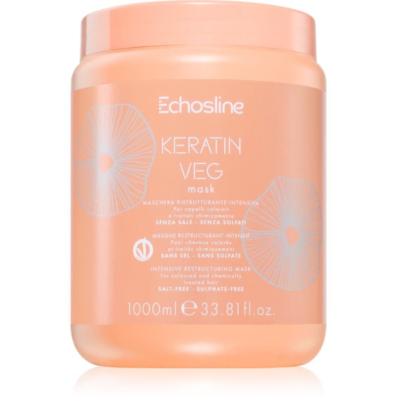 Keratin veg Mask maska intensywnie odżywiająca do włosów suchych i porowatych z aminokwasami