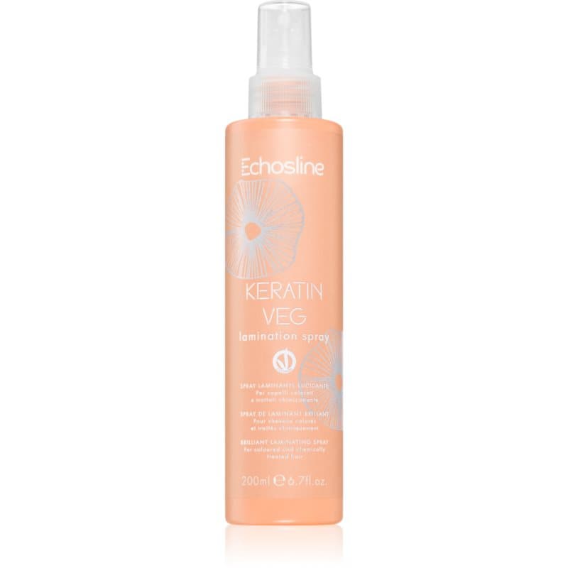 Keratin veg Lamination Spray spray do laminowania do nabłyszczania i zmiękczania włosów