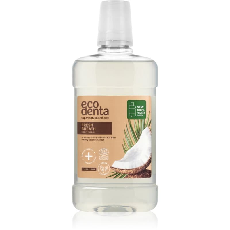 Cosmos Organic Minty Coconut płyn do płukania ust smak Coconut, Aloe Vera, Pepermint