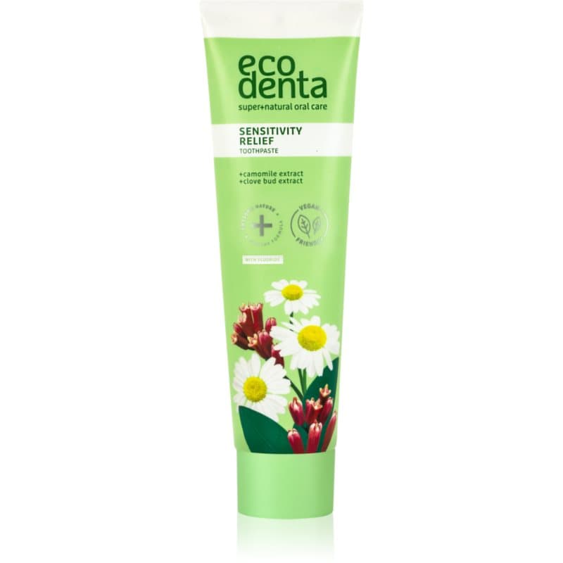 Green Sensitivity Relief pasta na wrażliwe zęby z fluorem smak Chamomile/Clove