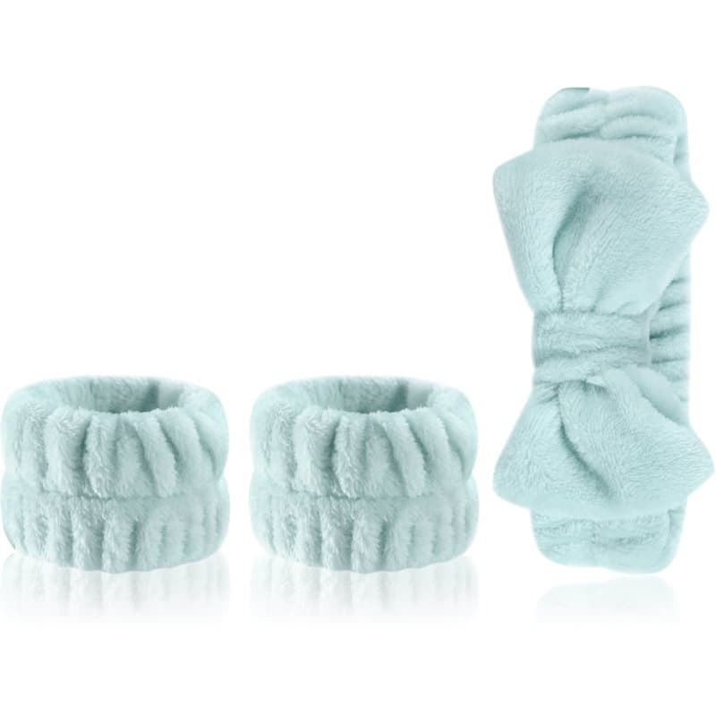 Cleansing Headband & Wristband Set zestaw do demakijażu z opaską kosmetyczną