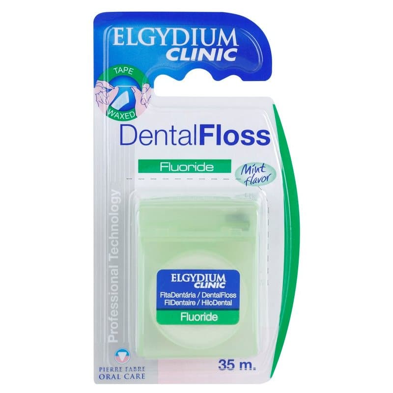 Clinic Fluoride nić dentystyczna smak Mint Flavor 35