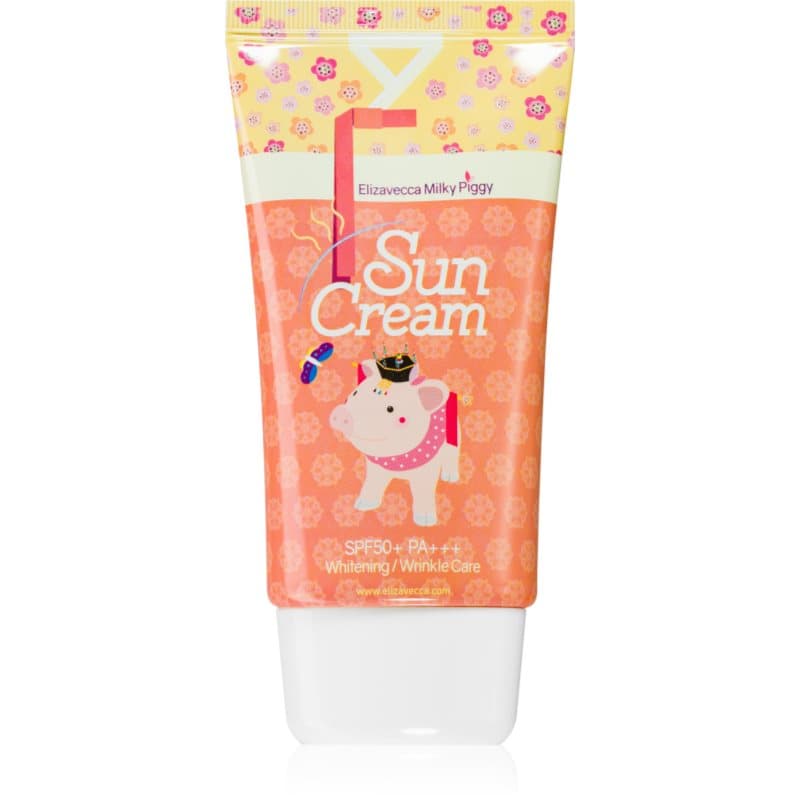 Milky Piggy Sun Cream rozświetlający krem ochronny do opalania SPF 50+