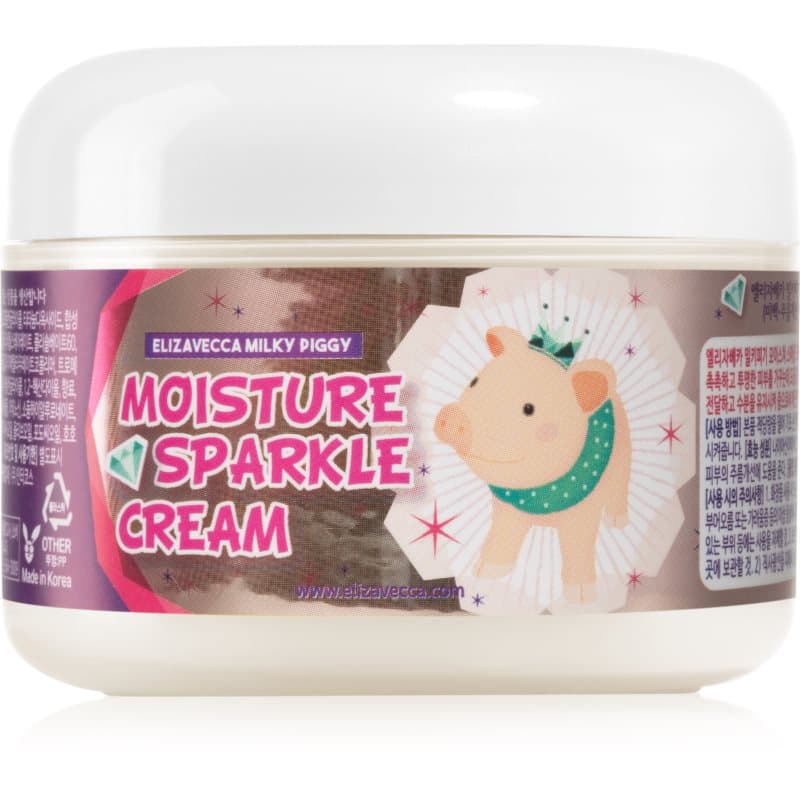 Milky Piggy Moisture Sparkle Cream rozświetlający krem nawilżający