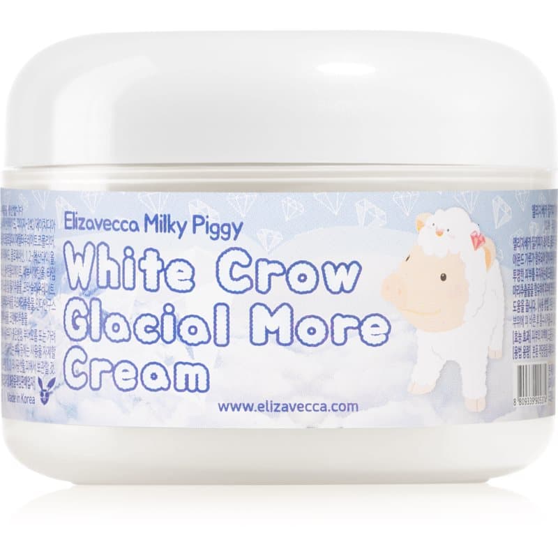 Milky Piggy White Crow Glacial More Cream rozświetlający krem nawilżający