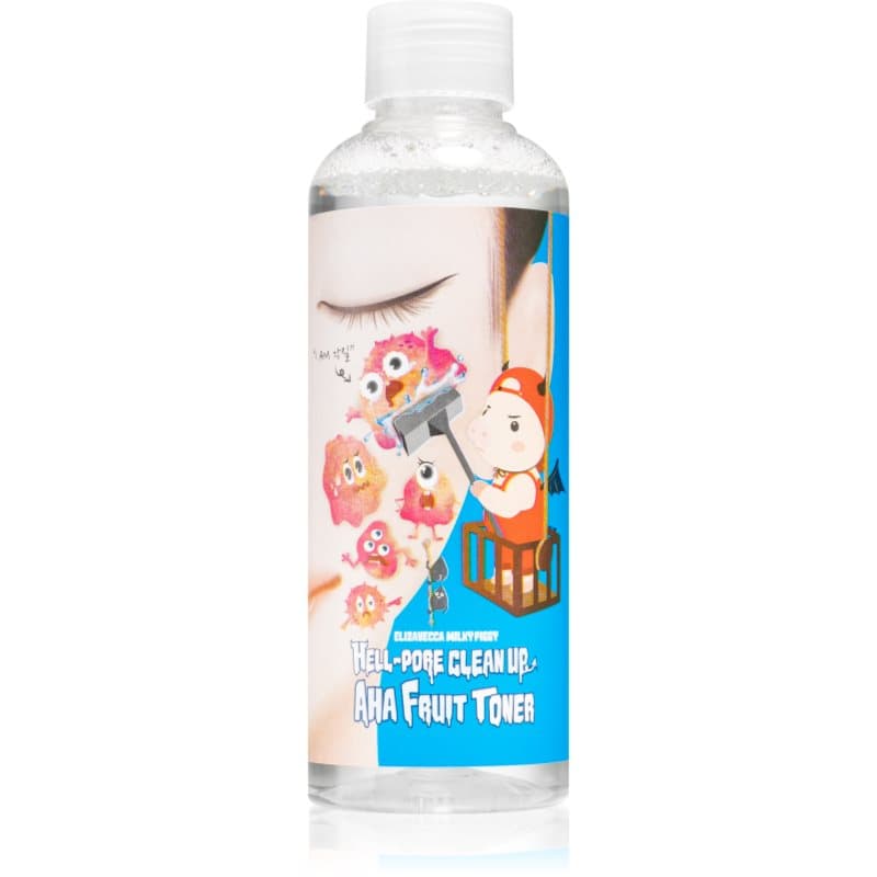 Milky Piggy Hell-Pore Clean Up AHA Fruit Toner tonik zwężający rozszerzone pory z efektem peelingu