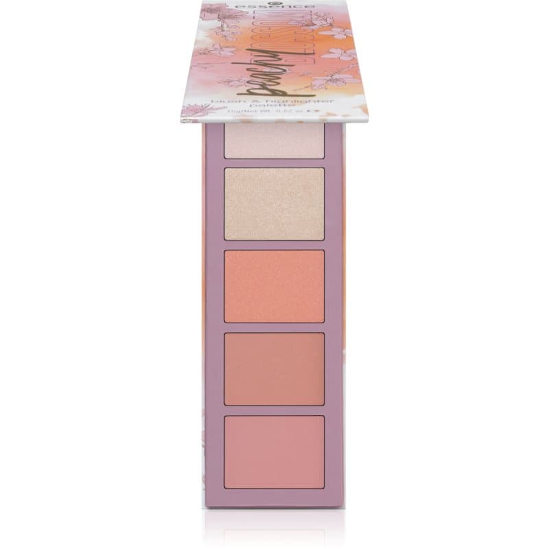 Peachy Blossom paleta rozświetlaczy i róży do policzków
