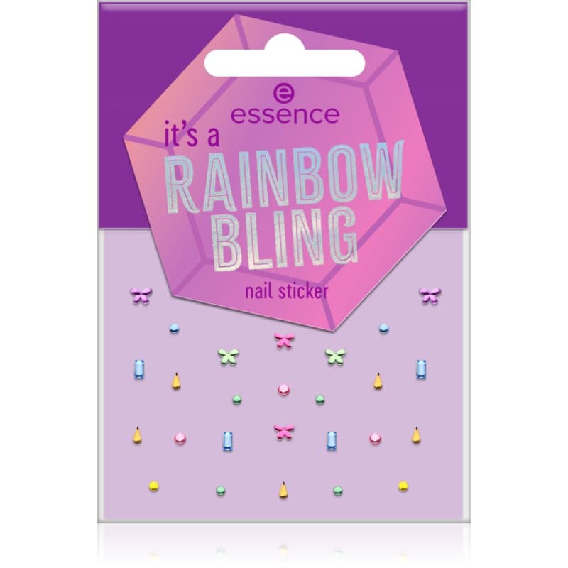 it's a RAINBOW BLING naklejki na paznokcie