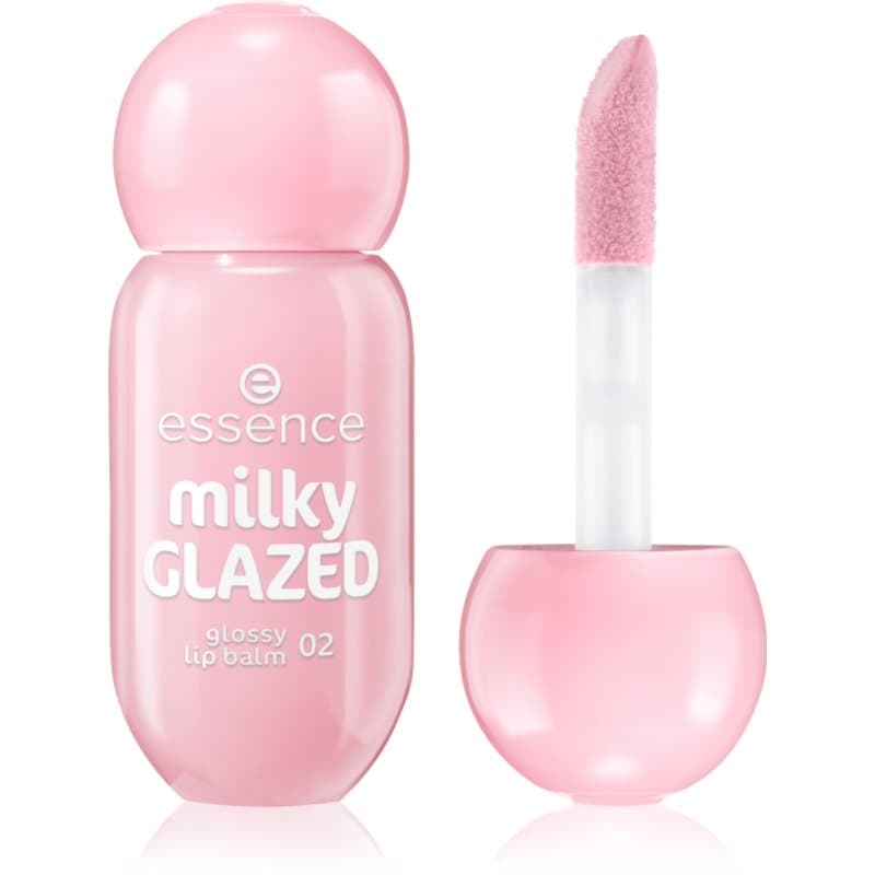 milky GLAZED tonujący balsam do ust z połyskiem odcień 02 Strawberry Whip