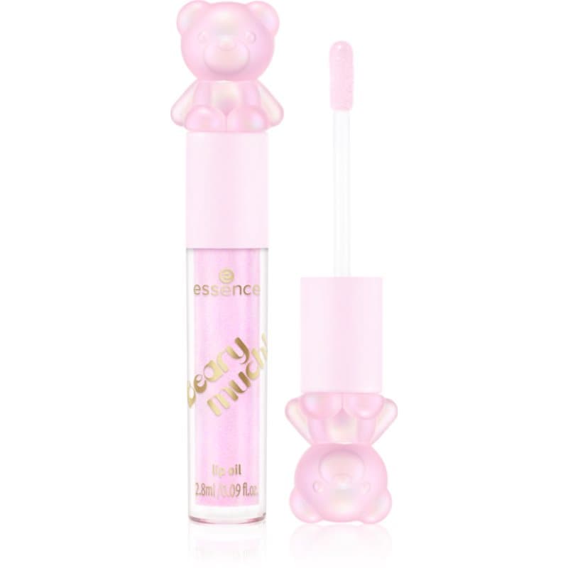 Beary much! olejek do ust z brokatem odcień 01 RaspBeary Kiss