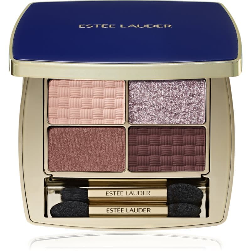 Pure Color The Essential Eyeshadow Quad paleta cieni do powiek z aplikatorem odcień Power Brunch
