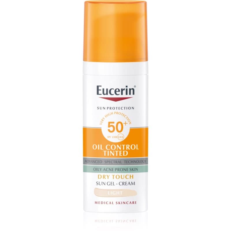 Sun Oil Control Tinted kremowy żel do opalania SPF 50+ odcień Light