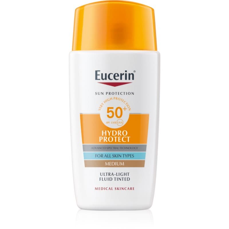 Sun Hydro Protect fluid tonujący do opalania SPF 50+ odcień