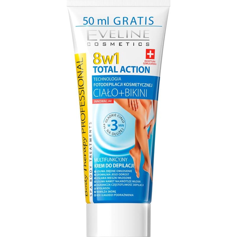 Total Action krem do depilacji nóg 8 w 1