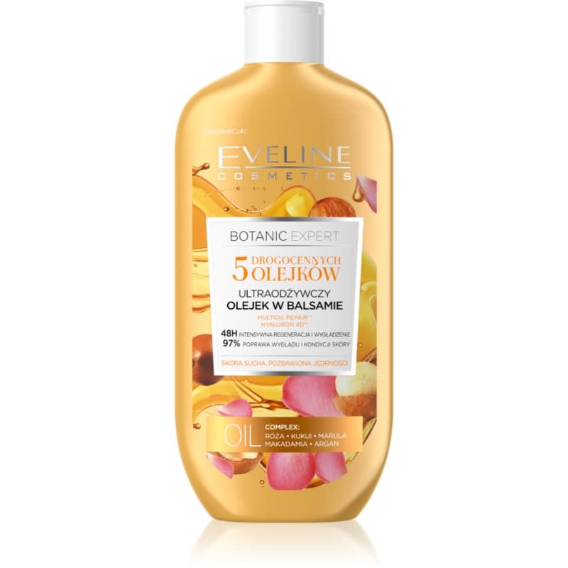 Eveline Botanical Expert Ultraodżywczy olejek w balsamie - 5 drogocennych olejków