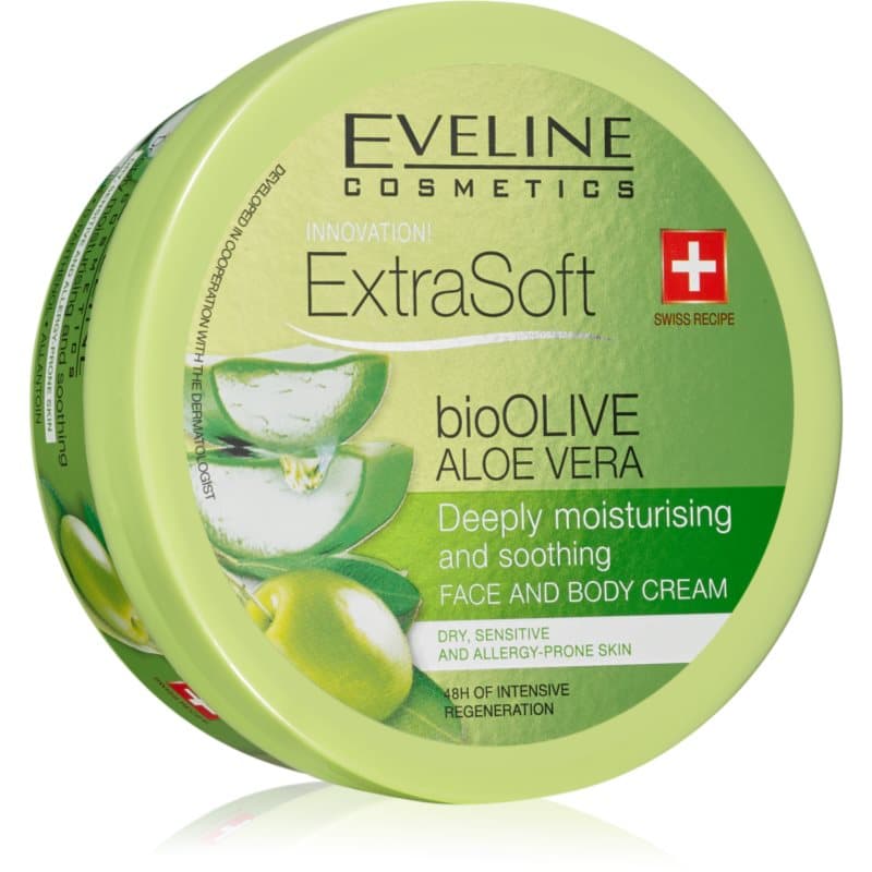 Extra Soft kojący krem nawilżający do skóry wrażliwej Bio Olive & Aloe Vera