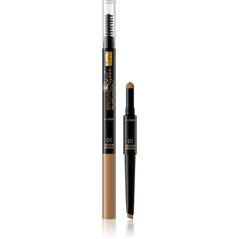 Brow Styler precyzyjna kredka do brwi 3 w 1 odcień 01 Medium Brown