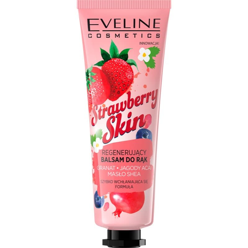 Strawberry Skin krem pielęgnacyjny do rąk o zapachu truskawek