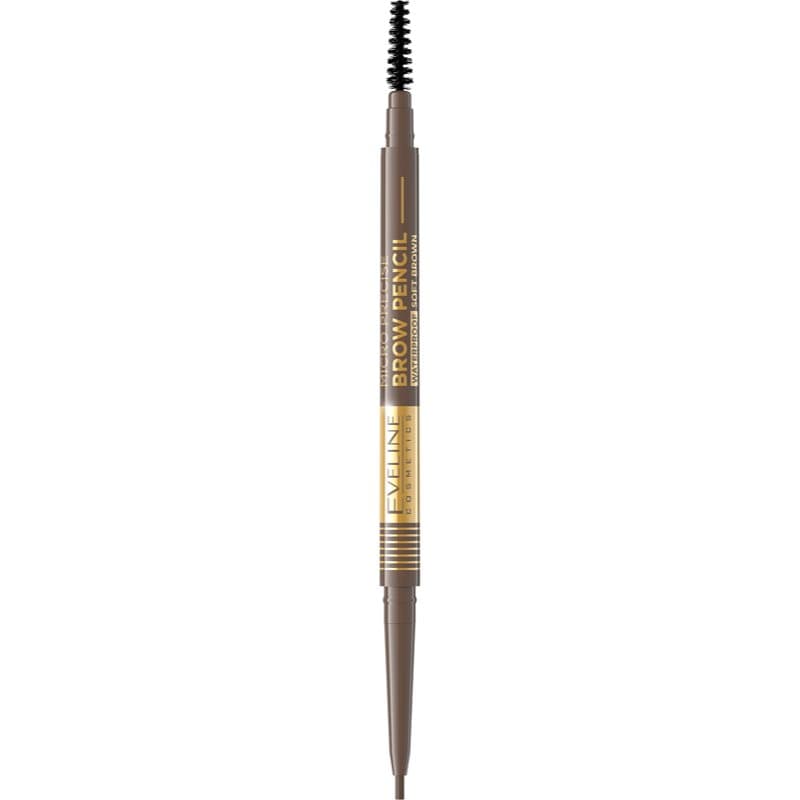 Micro Precise wodoodporna kredka do brwi ze szczoteczką 2 w 1 odcień 02 Soft Brown