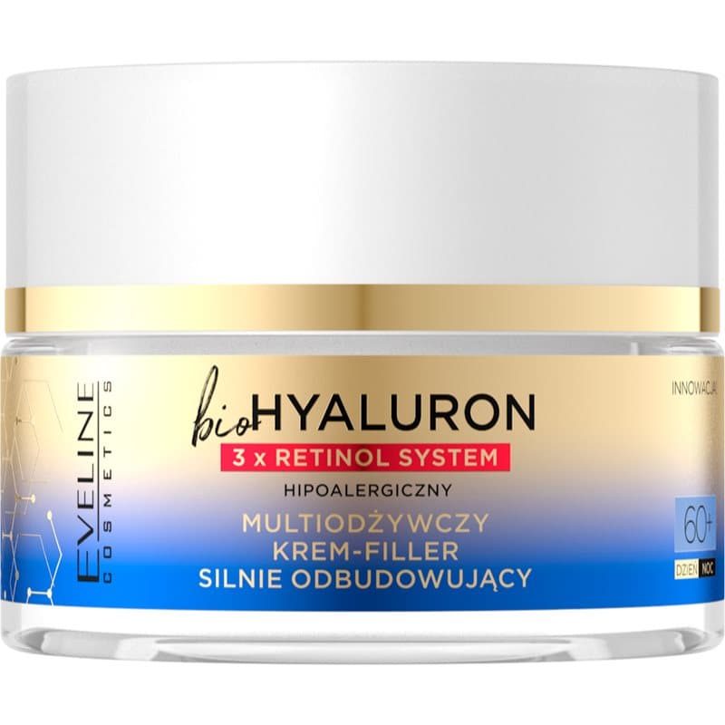 Bio Hyaluron 3x Retinol System krem regenerujący ujędrniający skórę 60+