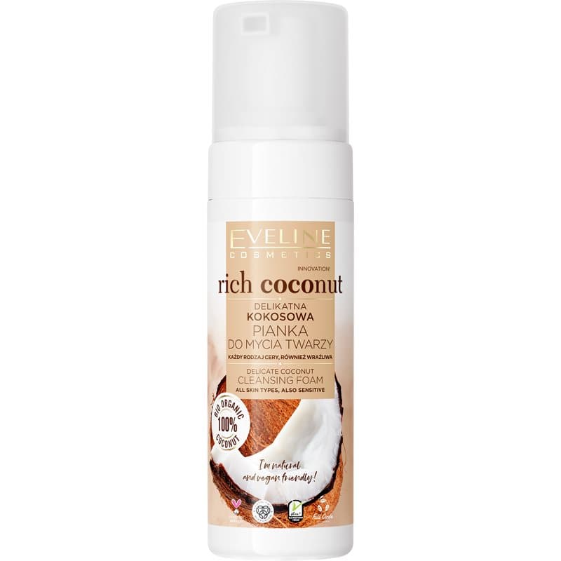 Rich Coconut delikatna pianka oczyszczająca z probiotykami