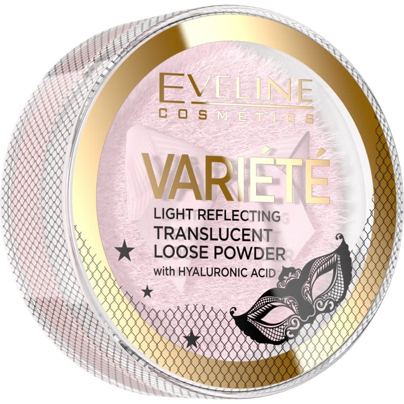 Variété transparentny puder sypki z aplikatorem