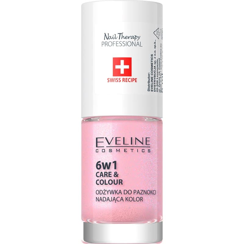 Nail Therapy Care & Colour odżywka do paznokci 6 in 1 odcień Shimmer Pink