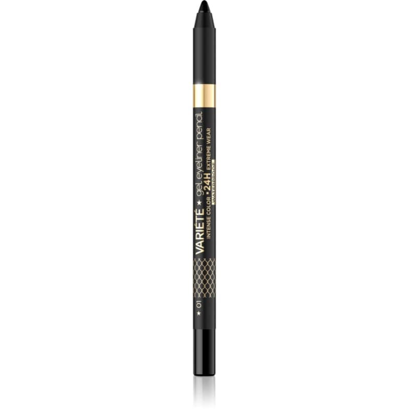 Variété wodoodporna żelowa kredka do oczu odcień 01 Black