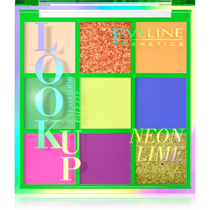 Look Up Neon Lime paleta cieni do powiek