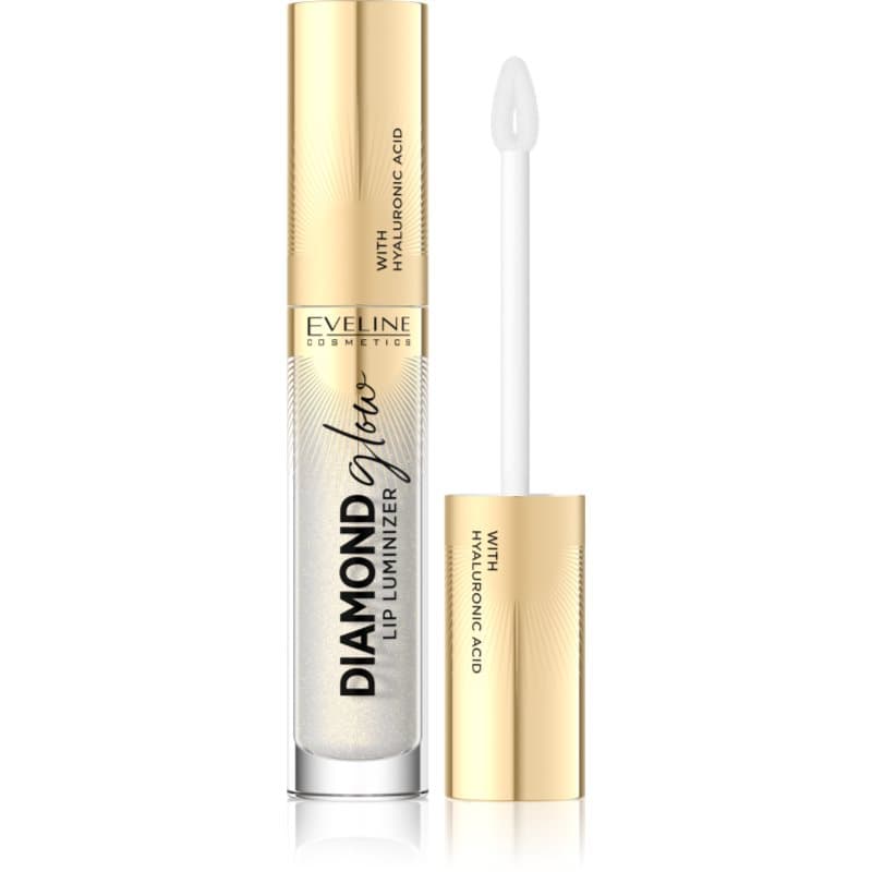 Diamond Glow błyszczyk do ust z połyskiem z kwasem hialuronowym odcień 07 Golden Dust