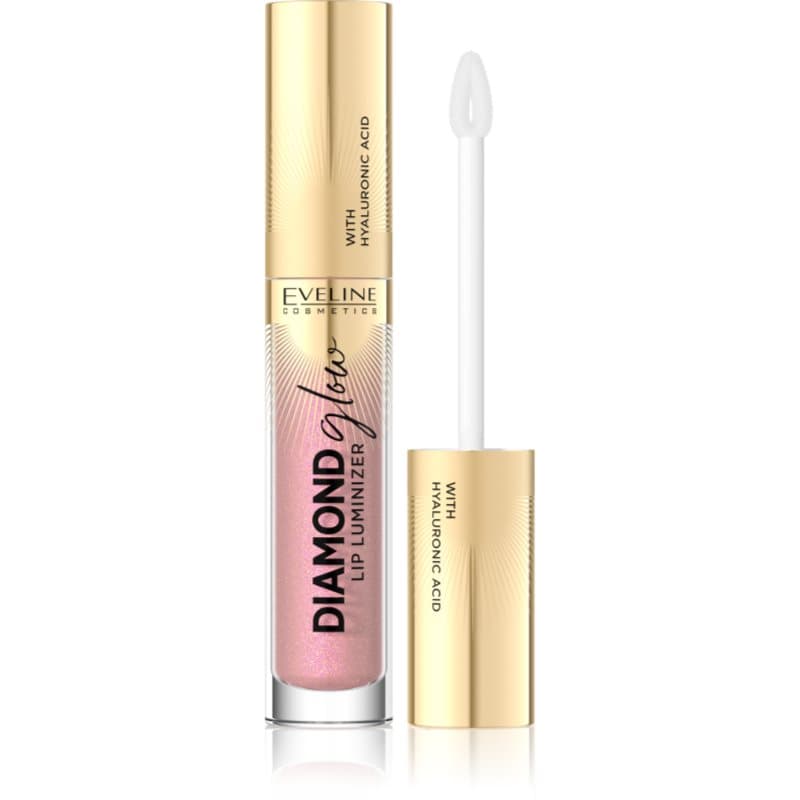 Diamond Glow błyszczyk do ust z połyskiem z kwasem hialuronowym odcień 08 Honey Glam