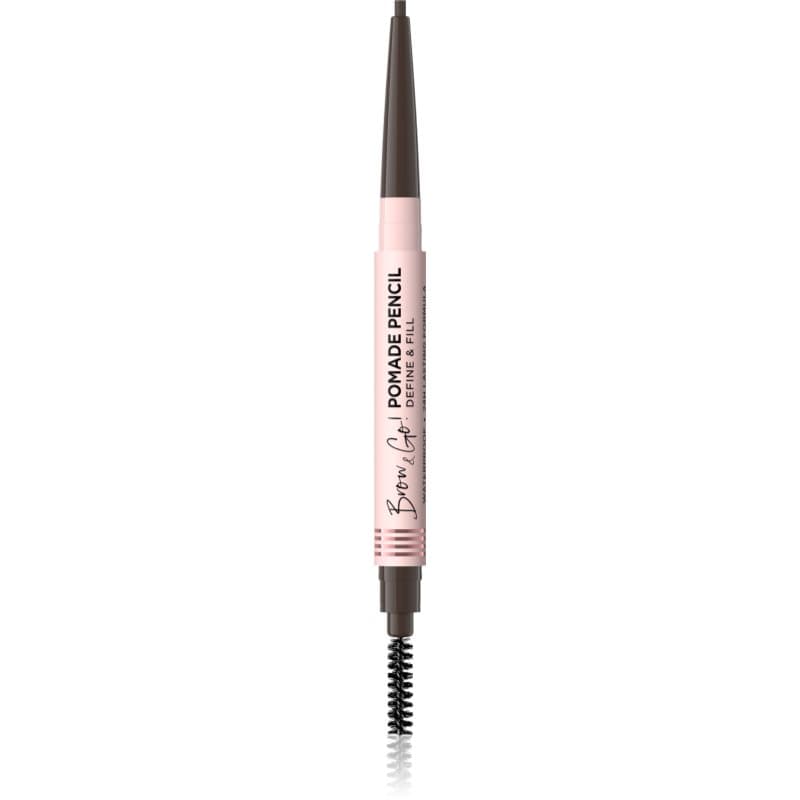 Brow & Go! wodoodporna kredka do brwi ze szczoteczką 2 w 1 odcień Dark Brown