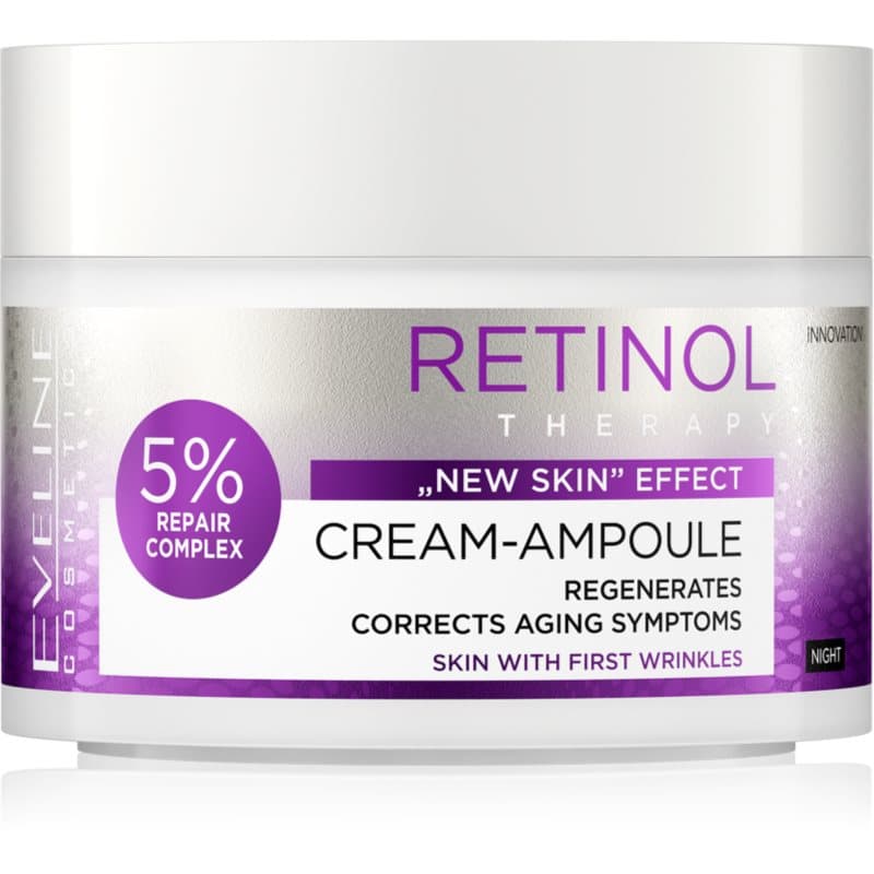 Cream-Ampoule Retinol regenerujący krem na noc przeciw pierwszym oznakom starzenia skóry