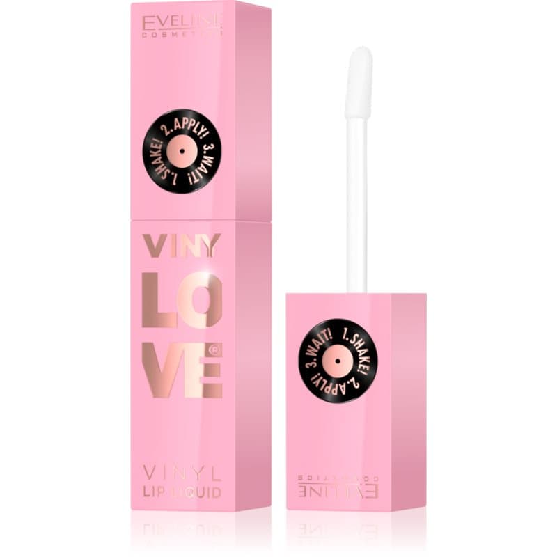 Eveline VinyLove Pomadka płynna z efektem winlowym - 01 Pinky