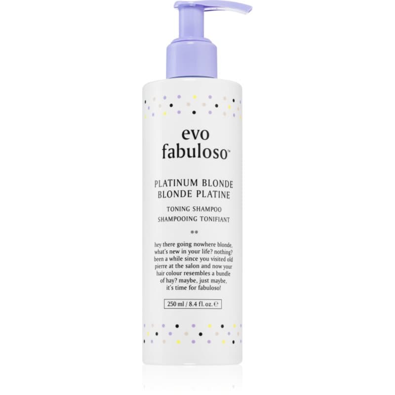 Fabuloso Toning Shampoo fioletowy szampon tonujący neutralizująca żółtawe odcienie