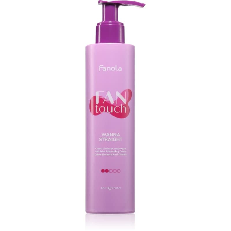 FAN touch Wanna Straight wygładzający krem do włosów przeciwko puszeniu się włosów