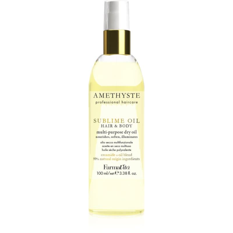 Amethyste Sublime Oil olejek suchy wielofunkcyjny do ciała i włosów