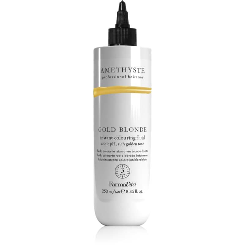 Amethyste Instant Colouring Fluid maska koloryzująca do włosów blond odcień Gold Blonde