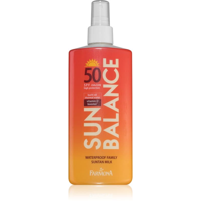 Sun Balance ochronne mleczko do opalania dla całej rodziny SPF 50