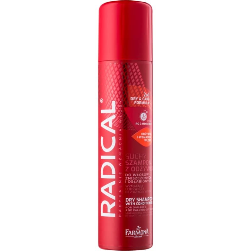 Radical Hair Loss suchy szampon i odżywka w jednym do zniszczonych i wypadających włosów