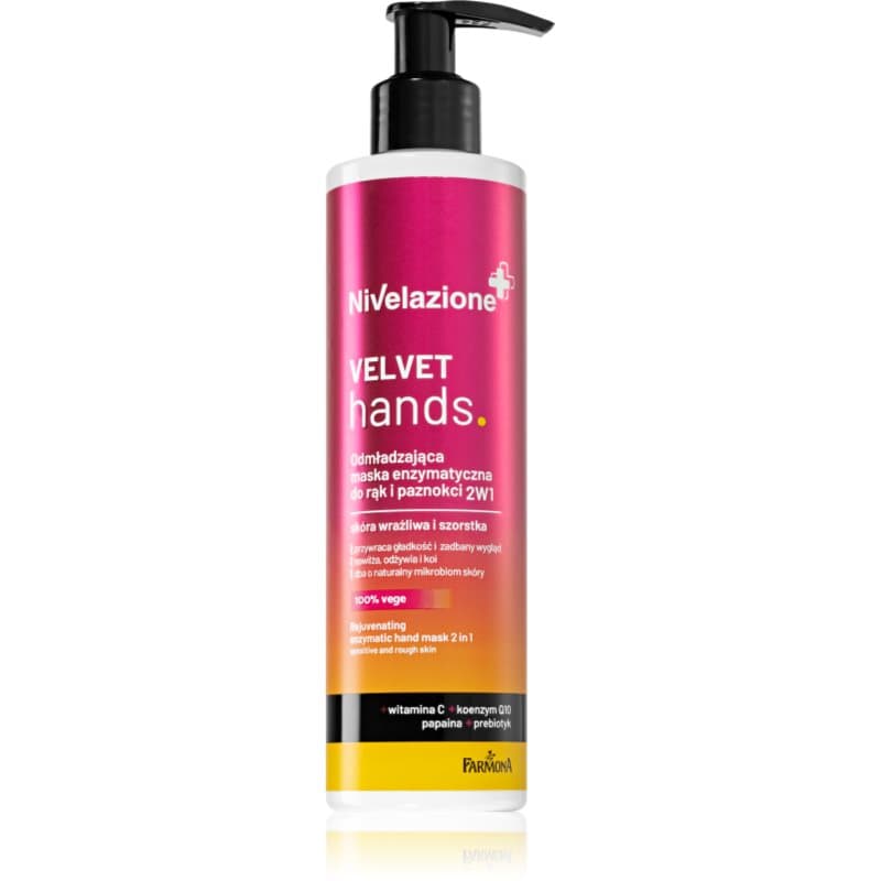 Nivelazione Velvet Hands enzymatyczna maseczka peelingująca do rąk