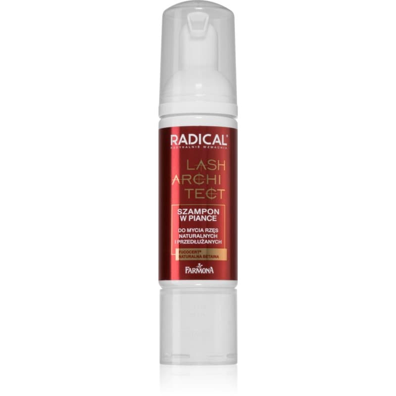 Radical Lash Architect Szampon w piance do mycia rzęs naturalnych i przedłużanych