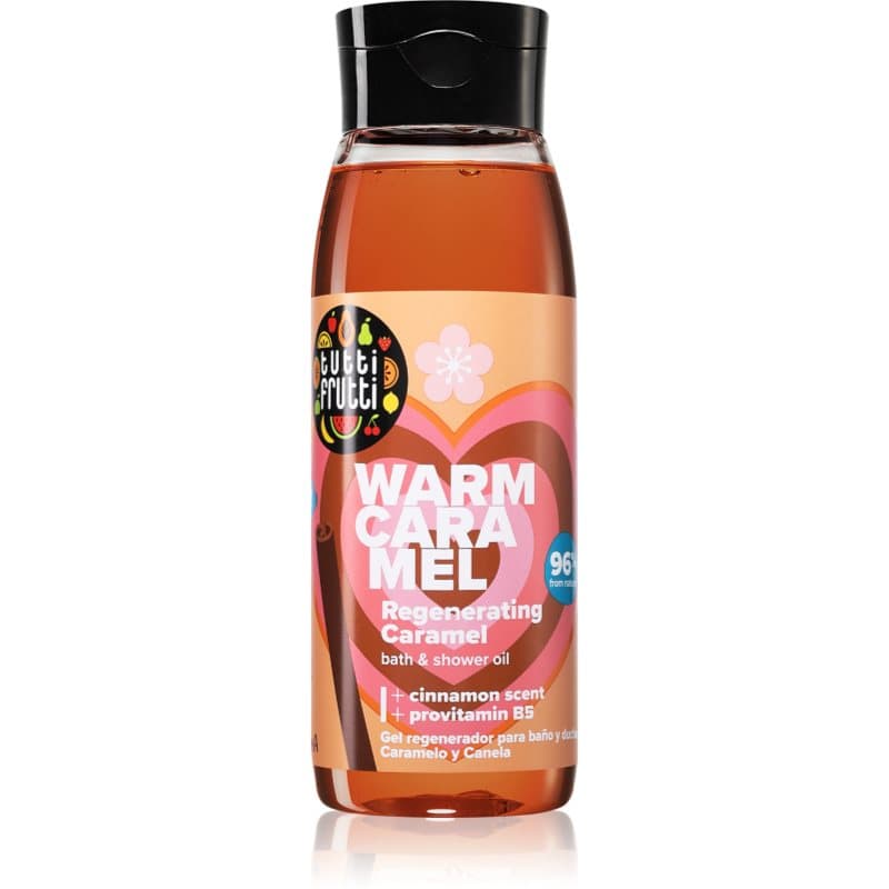 Tutti Frutti Caramel & Cinnamon regenerujący żel pod prysznic z olejem