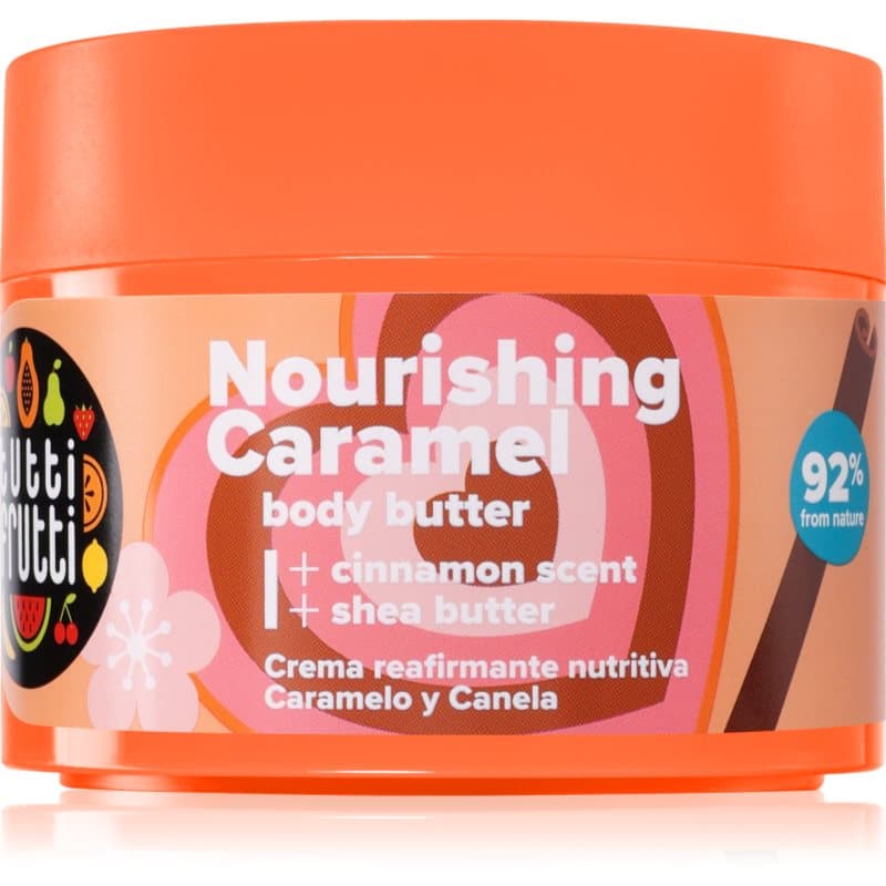 Tutti Frutti Caramel & Cinnamon masło do ciała o działaniu regenerującym