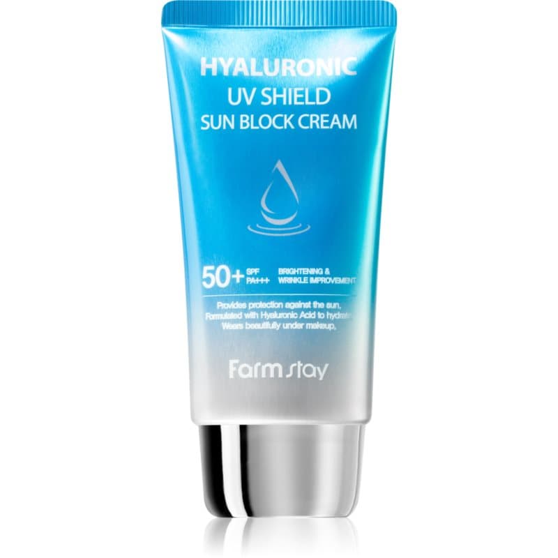 Hyaluronic UV Shield Sun Block Cream ochronny krem do twarzy z kwasem hialuronowym SPF 50+
